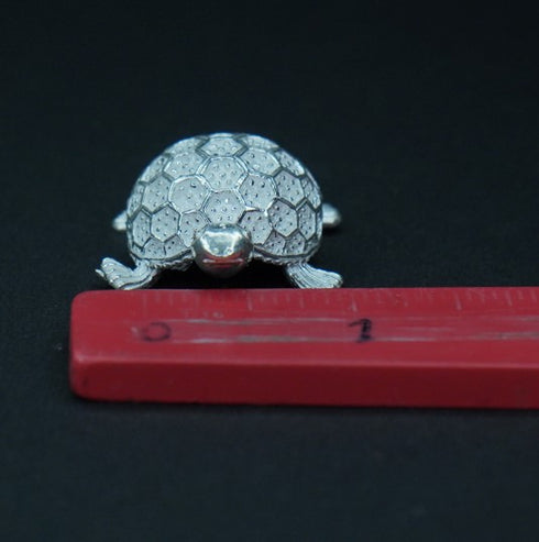Pure Silver Tortoise 19.96g By Mahita Collections