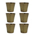 Brass Small glass for puja 11g Pack of 6
