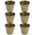 Brass Small puja glass 18g Pack of 6