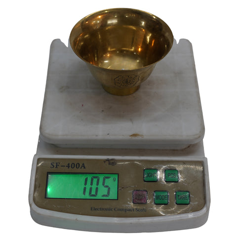 Brass Bowl With stand 105g Pack of 2