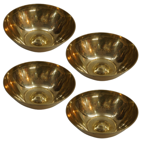 Brass Bowl Katori Bowl 122g Pack of 4