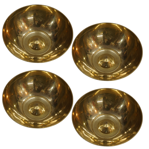 Brass Bowl Katori Bowl 122g Pack of 4