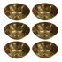 Brass Bowl Katori Bowl 122g Pack of 6
