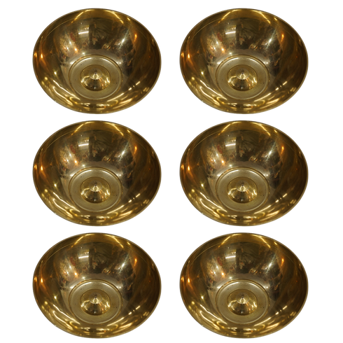 Brass Bowl Katori Bowl 122g Pack of 6