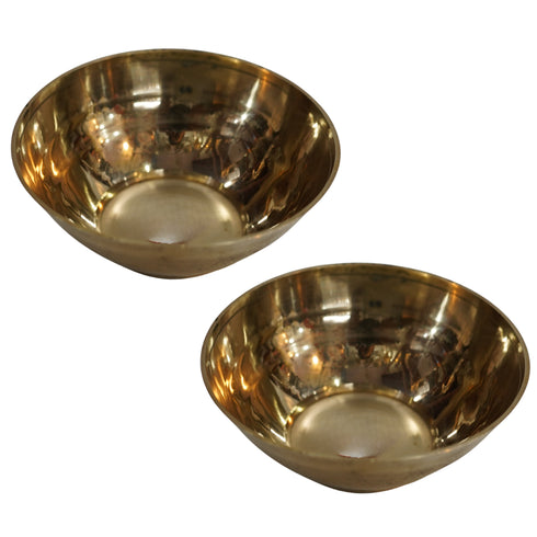 Brass Traditional Bowl 44g Pack of 2