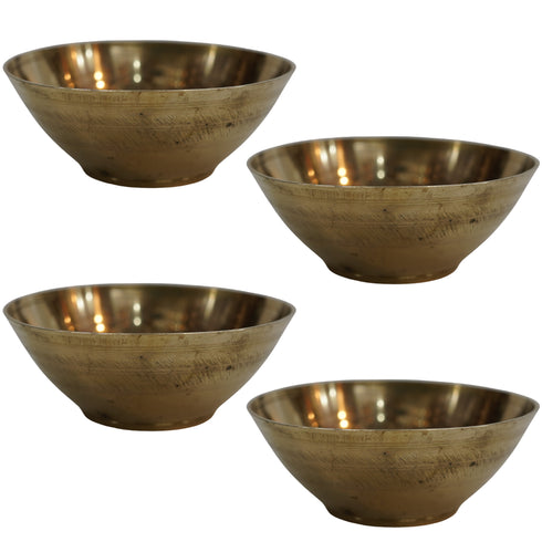 Brass Traditional Bowl 44g Pack of 4