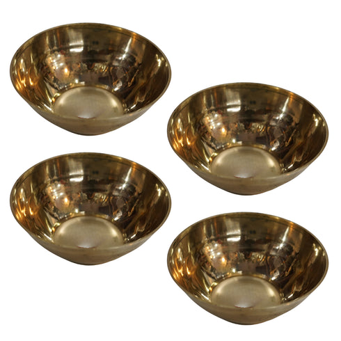 Brass Traditional Bowl 44g Pack of 4