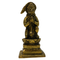 Brass Hanuman Ji Idol in Sitting Posture 272g