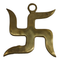 Brass Swastik for Door Entrance 224g Pack of 1