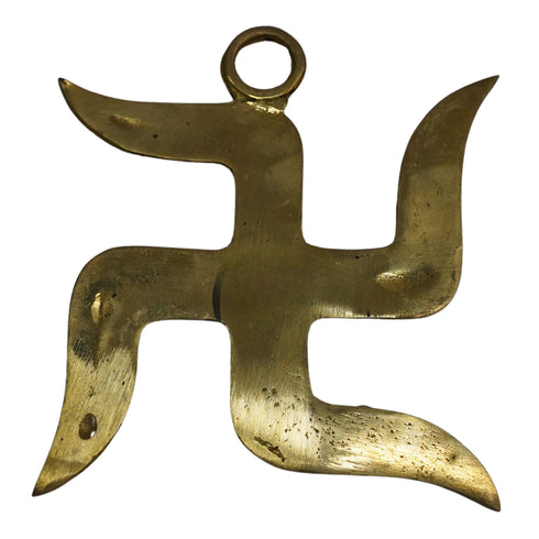 Brass Swastik for Door Entrance 224g Pack of 1