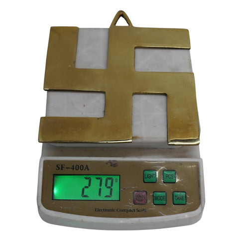 Brass Swastik Wall Hanging 279g Pack of 1