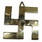 Pure Brass Swastik for Door 991g Pack of 1