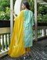 Sudathi Sky Blue Muslin Printed Straight Kurta Set With Dupatta