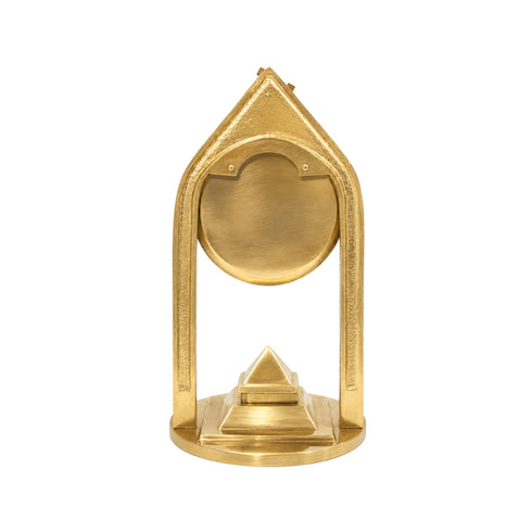 Brass Vastu Pyramid & Shri Yantra with Magnifying Glass 775g
