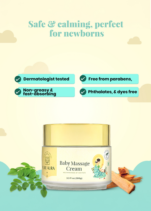 Pure Aura Baby Massage Cream