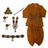 Vasthrlay Little Krishna Fancy Dress Costume Set for Boys