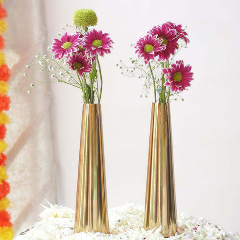 Behoma Modern Vase Set – Gold