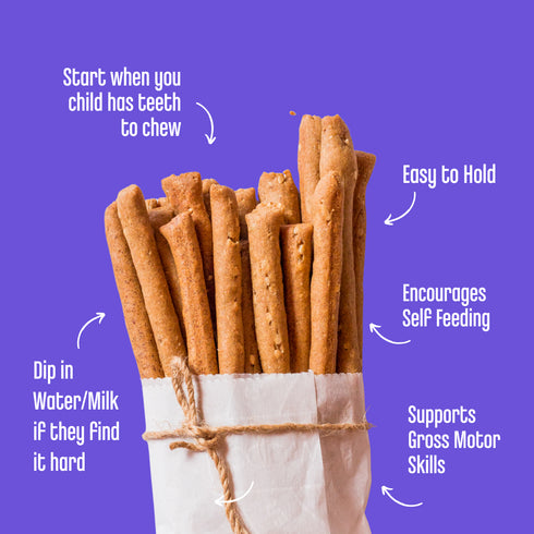 Early Foods Pack of 2 Ragi Sesame Teething Sticks