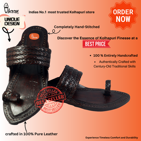 Vhaanfootwear Jinks Kolhapuri Chappal For Men