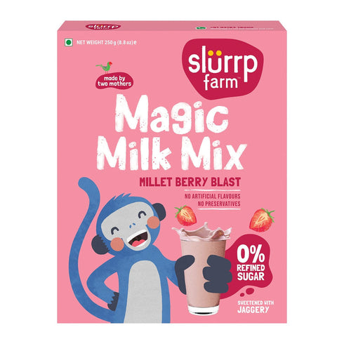 Slurrp Farm Magic Milk Mix - Millet Berry Blast