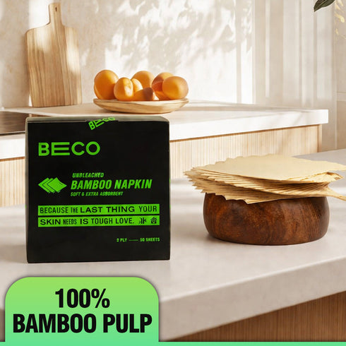 BECO Bamboo Serving Napkins 50 sheets