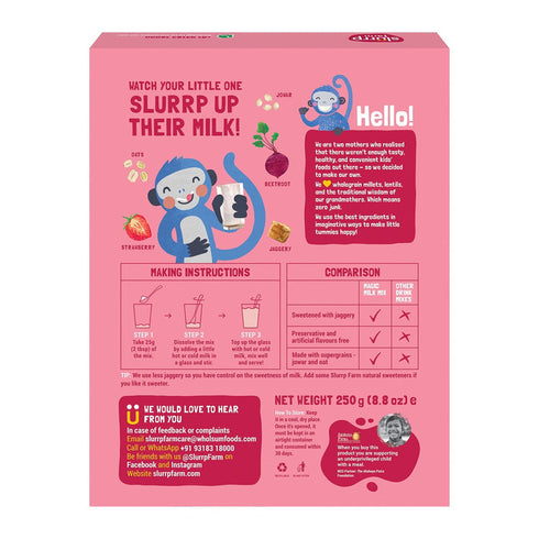 Slurrp Farm Magic Milk Mix - Millet Berry Blast