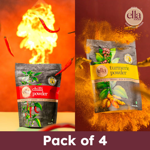 Ella Foods Chilli Powder & Turmeric Powder