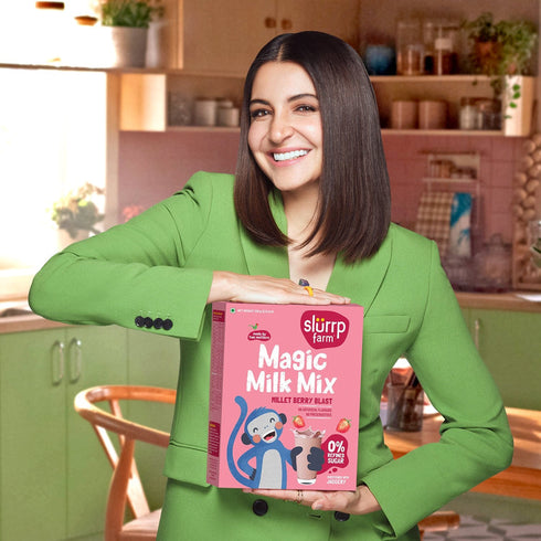 Slurrp Farm Magic Milk Mix - Millet Berry Blast