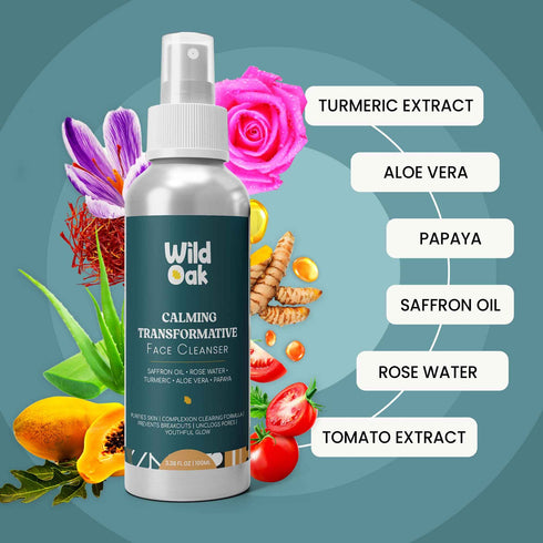 Wild Oak Ayurvedic Anti-Acne Soap Free Gentle Face Wash