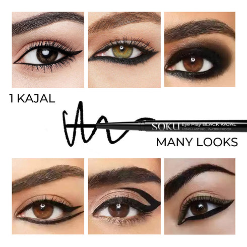 Soku Cosmetic Eye Play Black Kajal