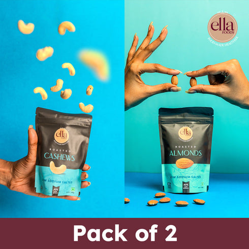 Ella Foods Salted Cashews & Salted Almonds