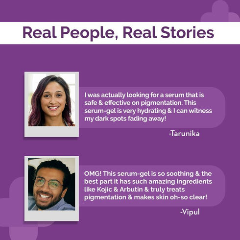 Derma 1% Kojic + Arbutin Night Repair Face Serum|Gel