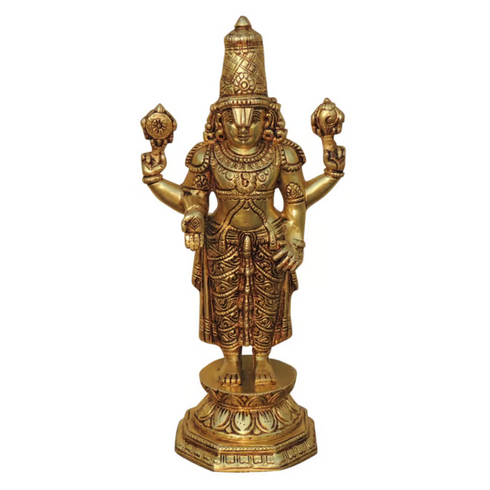 Brass Tirupati Balaji Idol 2.56 KG