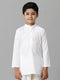 Ramraj Cotton Boys Cotton Full Sleeves White Kurta