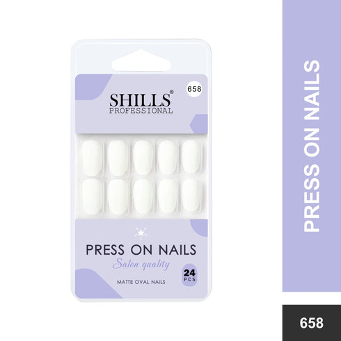 Shills Professional Matte Solid Color Nails Oval(SPN657-SPN666)