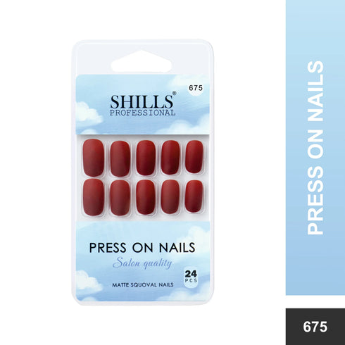 Shills Professional Matte Solid Color Nails Square(SPN667-SPN676)