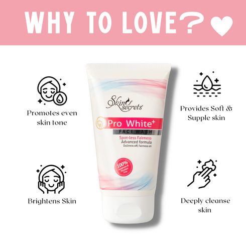 Skin Secrets Pro White+ Natural Face Wash