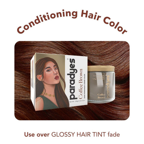 Paradyes Coffee Brown Semi-Permanent Hair Color