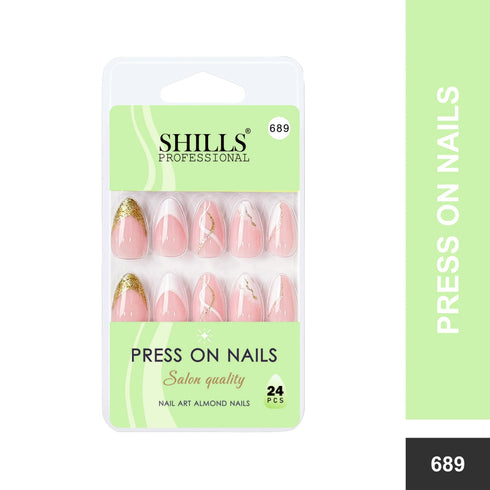 Shills Professional Nail Art Nails Short Almond(SPN687-SPN690)
