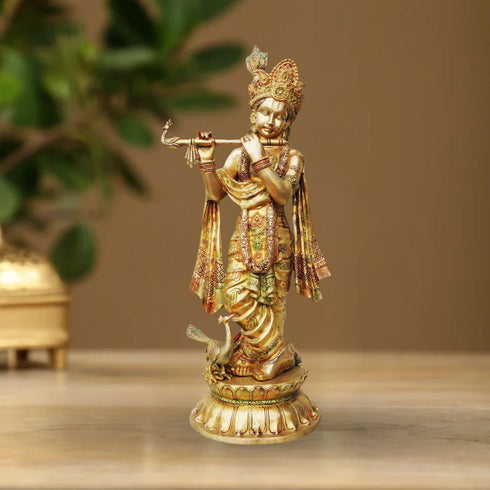 Brass Krishan Idol 22.5Kg
