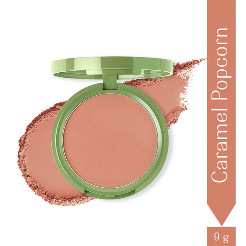 LoveChild Caramel Popcorn | Cheek Flick Mattifying Powder Blush Light Brown