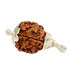 Natural Rudraksha With Silver Plated Capping Lab Tested