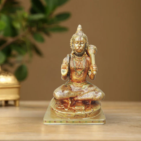 Brass Hanuman Ji Statue 5.3Kg