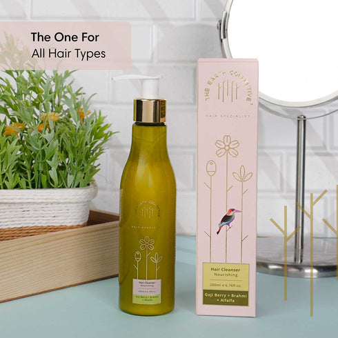 Theearthcollective in Nourishing Hair Cleanser Shampoo Goji Berry Brahmi & Alfalfa