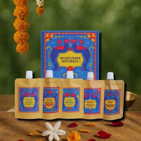 Wildflower Naturals Noor-e-Rani Hamper vibrant collection of 5