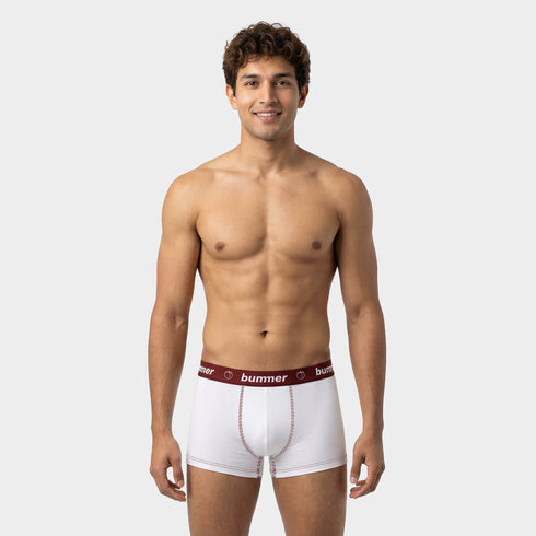 Bummer Cotton Stretch Trunks - Blanc