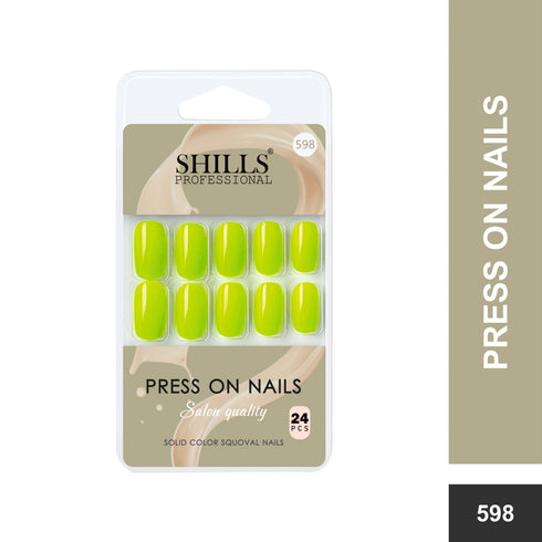 Shills Professional Glossy Solid Color Nails Square(SPN579-SPN604)