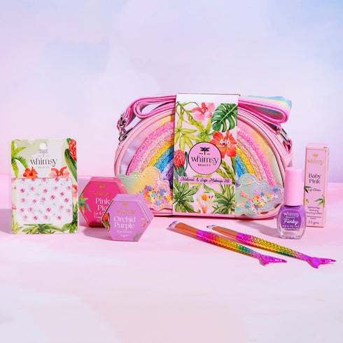 Whimsy Beauty Rainbow Sling Bag Beauty Kit