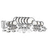 Vinod 51 Pieces Laser Stainless Steel Dinner Set Heavy Gauge steel Tough and Strong Durable shine Dishwasher safe and ISI certified