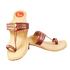 Vhaanfootwear Maroon Color Soft Kolhapuri Chappal for women by vhaan